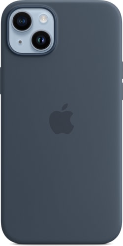 Apple iPhone 14 Plus Silicone Case with MagSafe Storm Blue