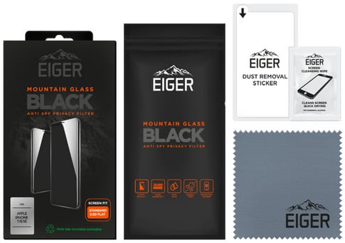 Eiger iPhone SE2020/8/7/6s/6 Standard Fit Glass Privacy