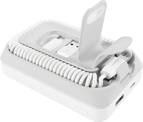 Vonmählen allroundo Pro all-in-one cable and wireless powerbank white