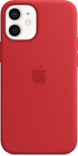 iPhone 12 mini Silicone Case with MagSafe Red
