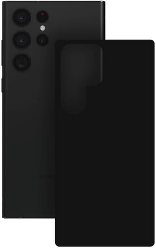 itStyle Premium Galaxy S22 Ultra Silicon Backcover black