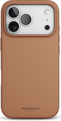 Vonmählen iPhone 17 Pro Max Silicone Backcover Dark Cream