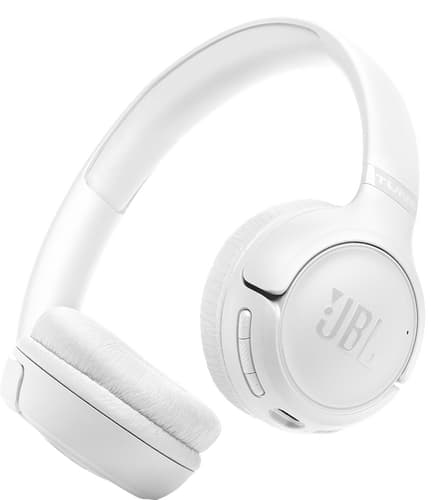 JBL Tune 530 On Ear Bluetooth Headset White