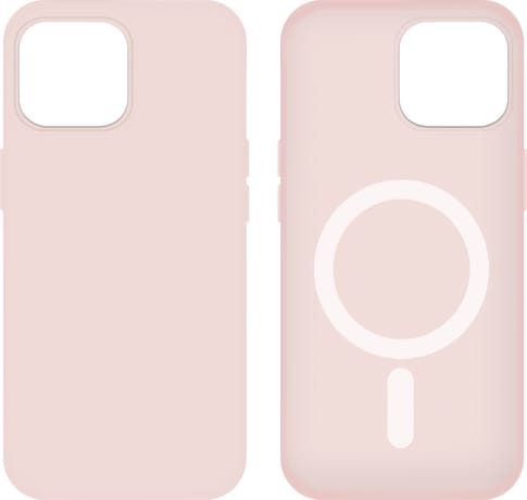 itStyle Premium iPhone 13 Silicon Case MagSafe Pink Sand