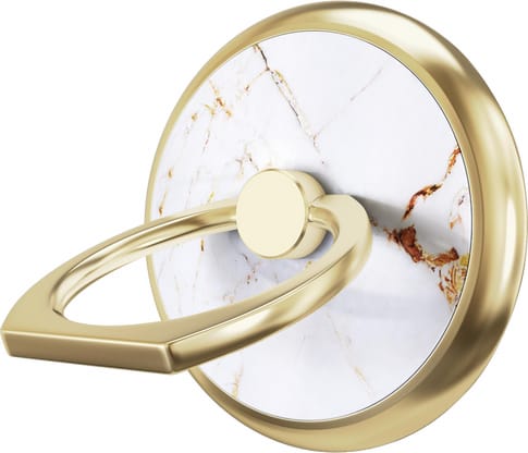 iDeal of Sweden Magnetic Selfie Ring Marble White/Gold
