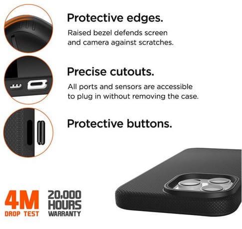 Eiger iPhone 16 Pro North Backcover Black (b2b)