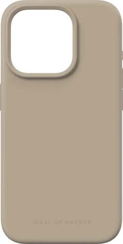 iDeal of Sweden iPhone 15 Pro Silicone Backcover beige