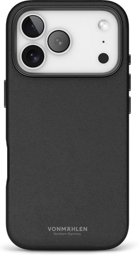 Vonmählen iPhone 17 Pro Max Like Leather Backcover Black