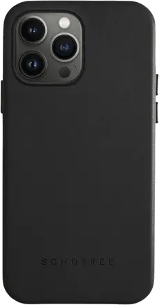 SOHOTREE iPhone 13 Pro Apple Leather Backcover Fuji black