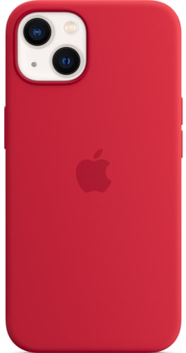 iPhone 13 Silicone Case with MagSafe Red