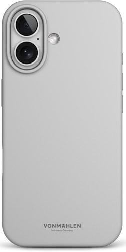 Vonmählen iPhone 17 Silicone Backcover Light Gray