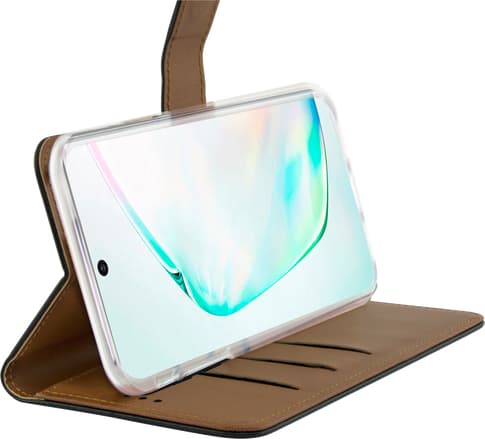 itStyle Galaxy Note10+ Premium Book Case Black