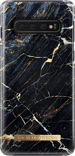 iDeal of Sweden Galaxy S10 Cover Marble Black
