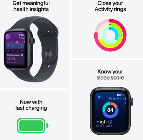 Apple Watch SE 3 GPS+Cell 40mm Starl Alu w Starl SB - M/L