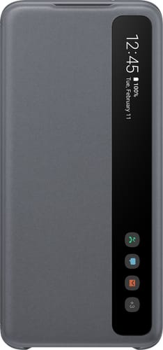 Samsung Galaxy S20 Clear View Flip Cover gray