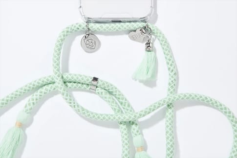 Etuui iPhone 12 Pro Max Necklace Silicon Cover mint