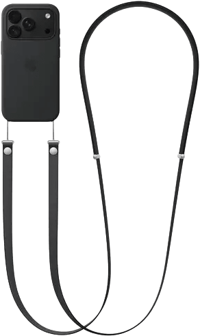 Apple Crossbody Strap Black