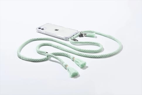 Etuui iPhone 12 mini Necklace Silicon Cover mint