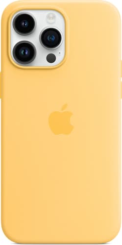 Apple iPhone 14 Pro Max Silicone Case with MagSafe Sunglow