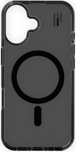 Ideal of Sweden iPhone 16 Silicone MS Backcover Tinted Black