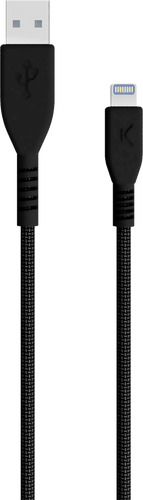 itStyle Kevlar Data Cable Lightning (1m) black