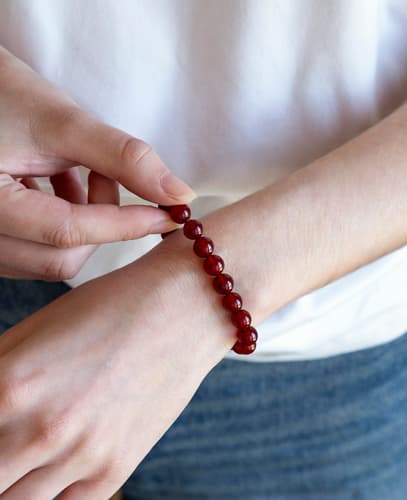 Esmée Natural Stone Bracelet Carnelian