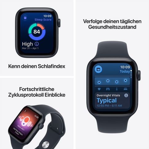 Apple Watch SE 3 (2026) GPS 40mm Starlight Alu w Sand SB M/L