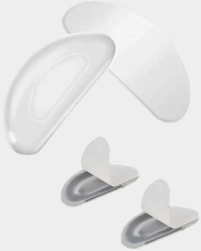 AK Kisten Basics Silicone Eyeglass Nose Pad transparent 20pc