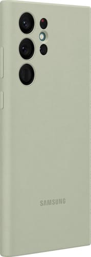 Samsung Galaxy S22 Ultra Silicone Backcover olive green