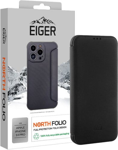 Eiger iPhone 14 Pro North Book Case black