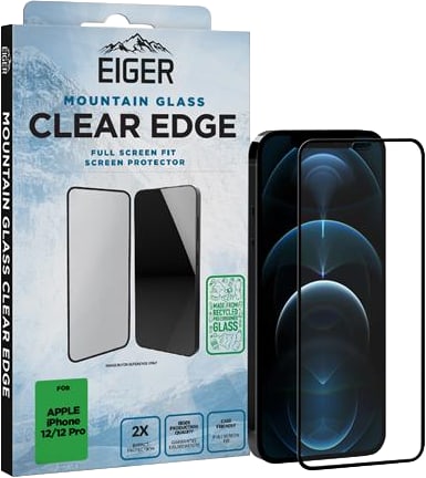 Eiger iPhone 12 / 12 Pro screen protector 3D Glas