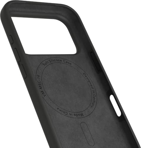 Vonmählen iPhone 17 Pro Silicone Backcover Black