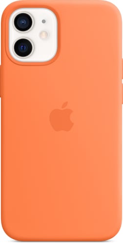 iPhone 12 mini Silicone Case with MagSafe Kumquat