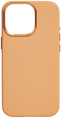 SOHOTREE iPhone 15 Pro Apple Leather Backcover Fuji apricot