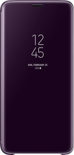 Samsung Galaxy S9 plus Clear View Flip-Cover violette