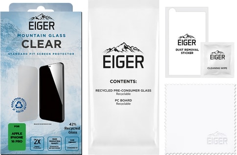 Eiger iPhone 16 Pro Mountain Screen Protector