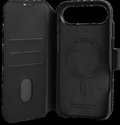 Vonmählen iPhone 17 Air Folio Bookcover Black