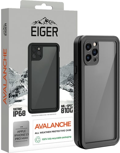 Eiger iPhone 13 Pro Max Avalanche 360 Case black