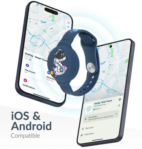 Beeep Kids Wristband Tracker Astronaut Apple Find My & Android