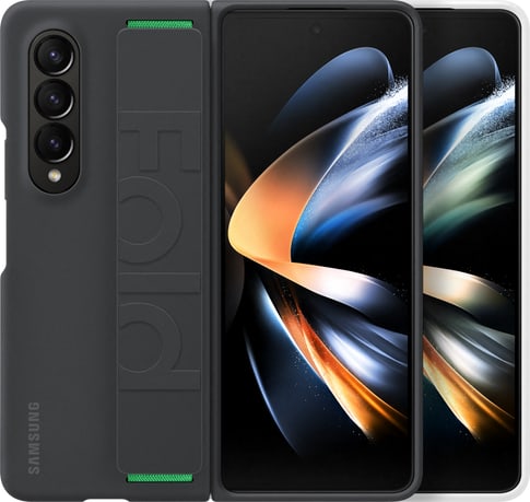 Samsung Galaxy Z Flip4 Backcover Grip Silicon black