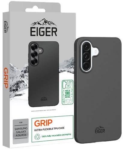 Eiger Galaxy A56 / A36 Grip Backcover Black (b2b)