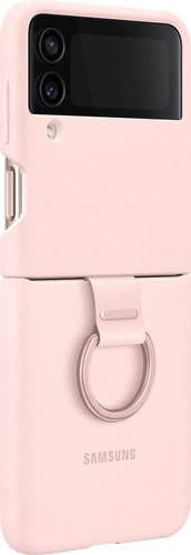 Samsung Galaxy Z Flip4 Backcover Ring Silicon pink