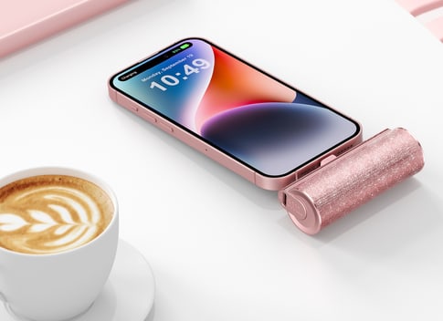 Veger Lipstick 5000mAh Powerbank Rose Gold