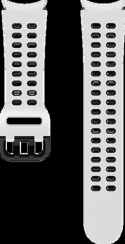 Samsung Watch Strap Sport Band L white/black (20mm)