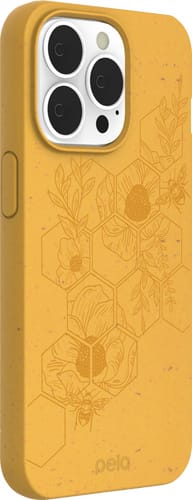 Pela iPhone 13 Pro Eco-Friendly Cover MagSafe Honey Bee Yell