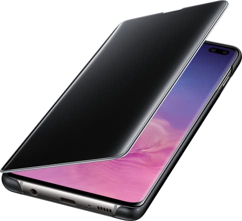 Samsung Galaxy S10 Plus Clear View Flip Cover black