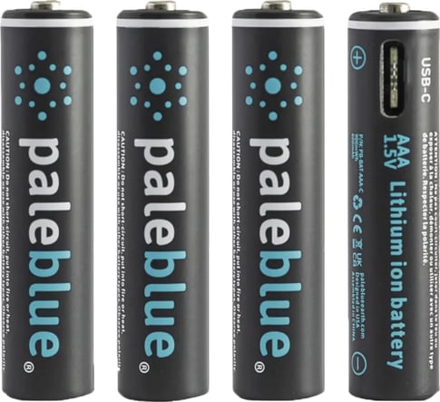 paleblue Akku battery AAA USB-C (4er-Set)