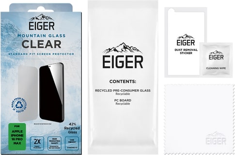 Eiger iPhone 16 Pro Max Mountain Screen Protector