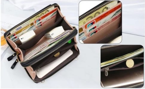 MU Prime Universal Crossbody Clutch black
