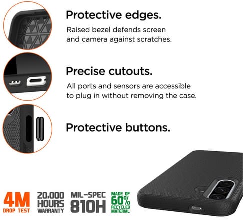 Eiger Galaxy A56 / A36 North Backcover Black (b2b)